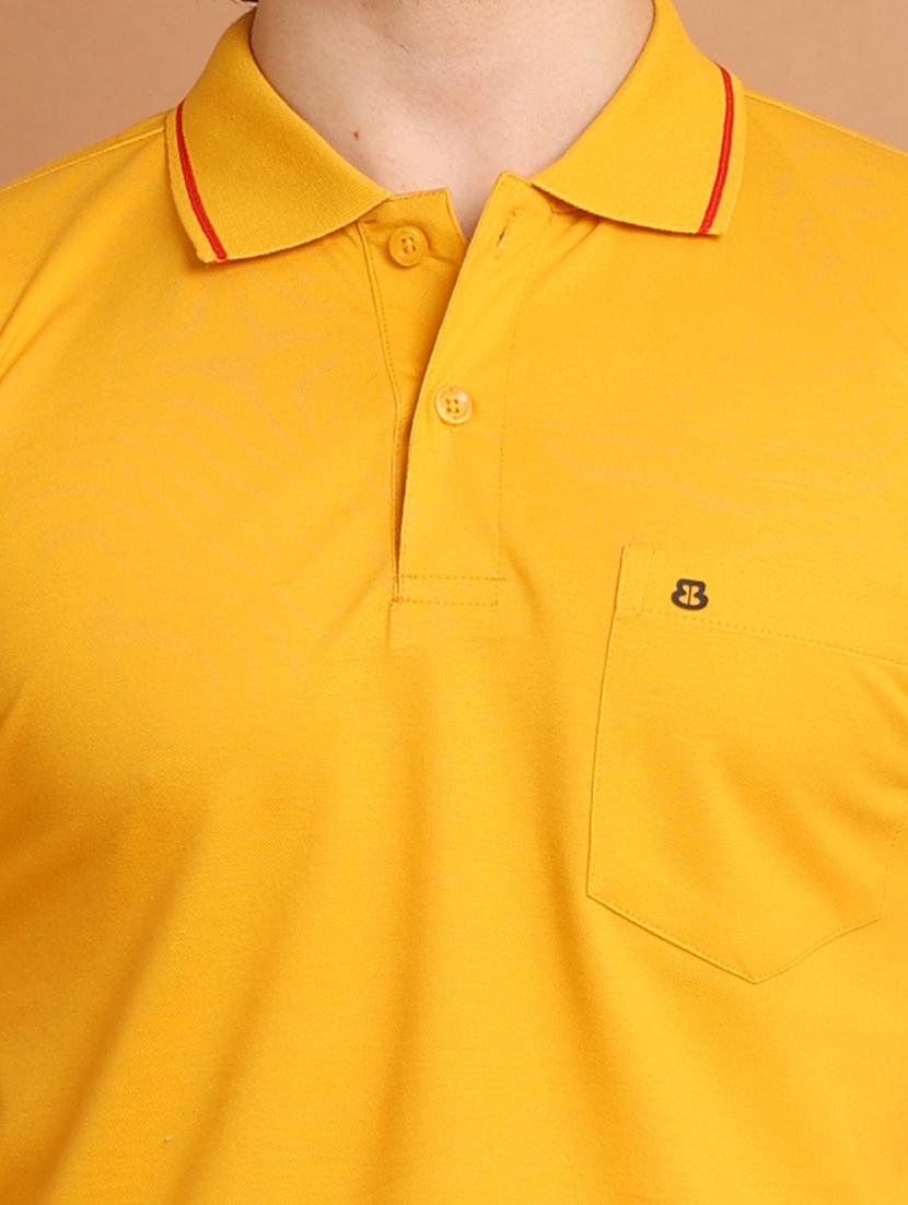 men short sleeves plain polo t-shirt - 21724742 - Standard Image - 4