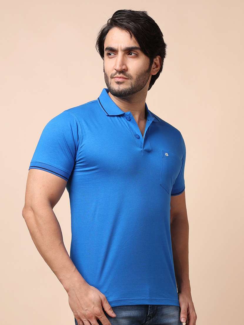 men short sleeves plain polo t-shirt - 21724755 -  Standard Image - 1