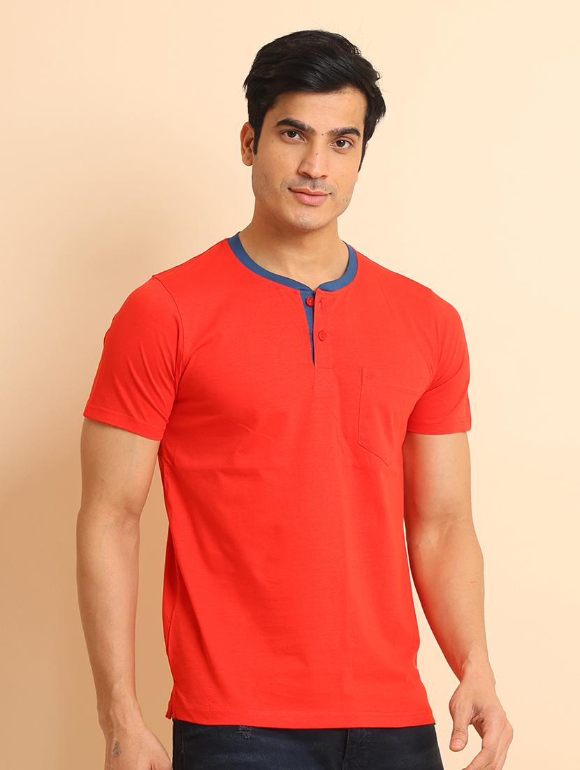 men short sleeves plain t-shirt - 21724758 - Standard Image - 1