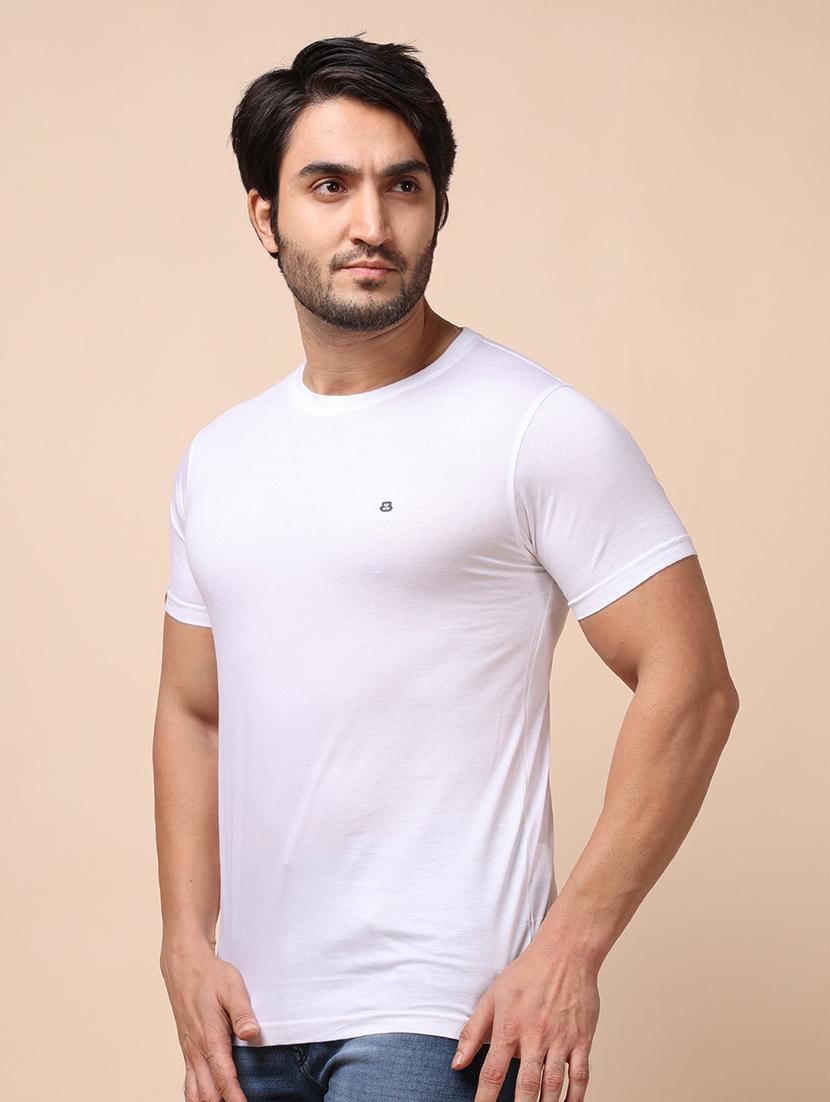 men short sleeves plain t-shirt - 21724762 - Standard Image - 1