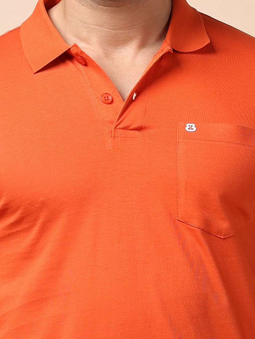 men short sleeves plain polo t-shirt - 21724789 -  Standard Image - 4