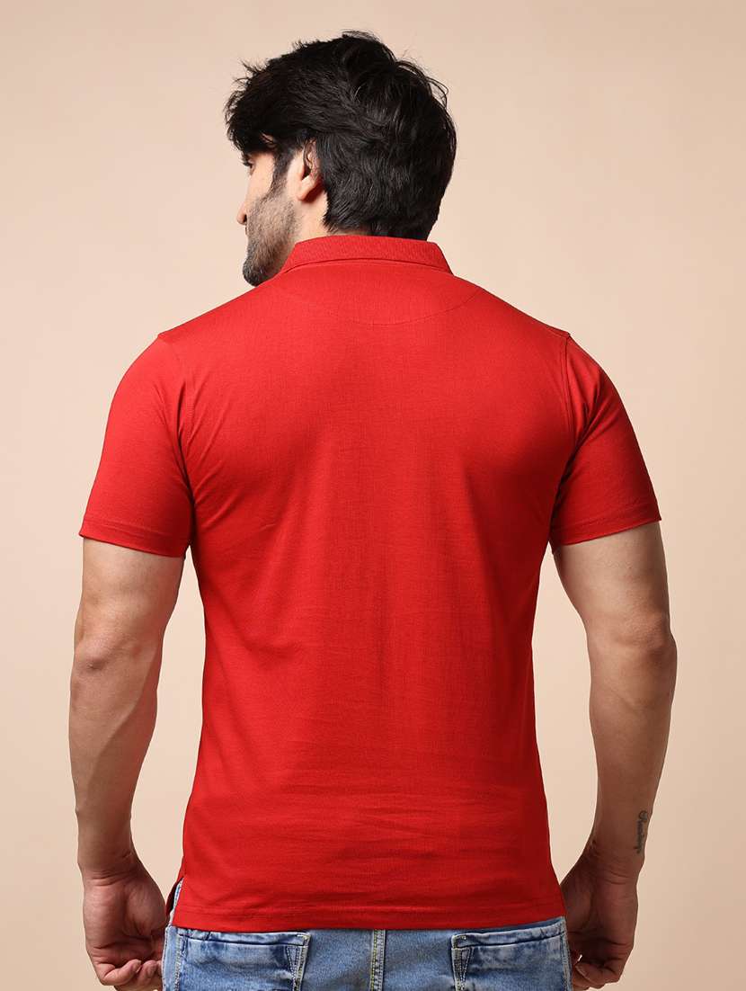 men short sleeves plain polo t-shirt - 21724790 - Standard Image - 1