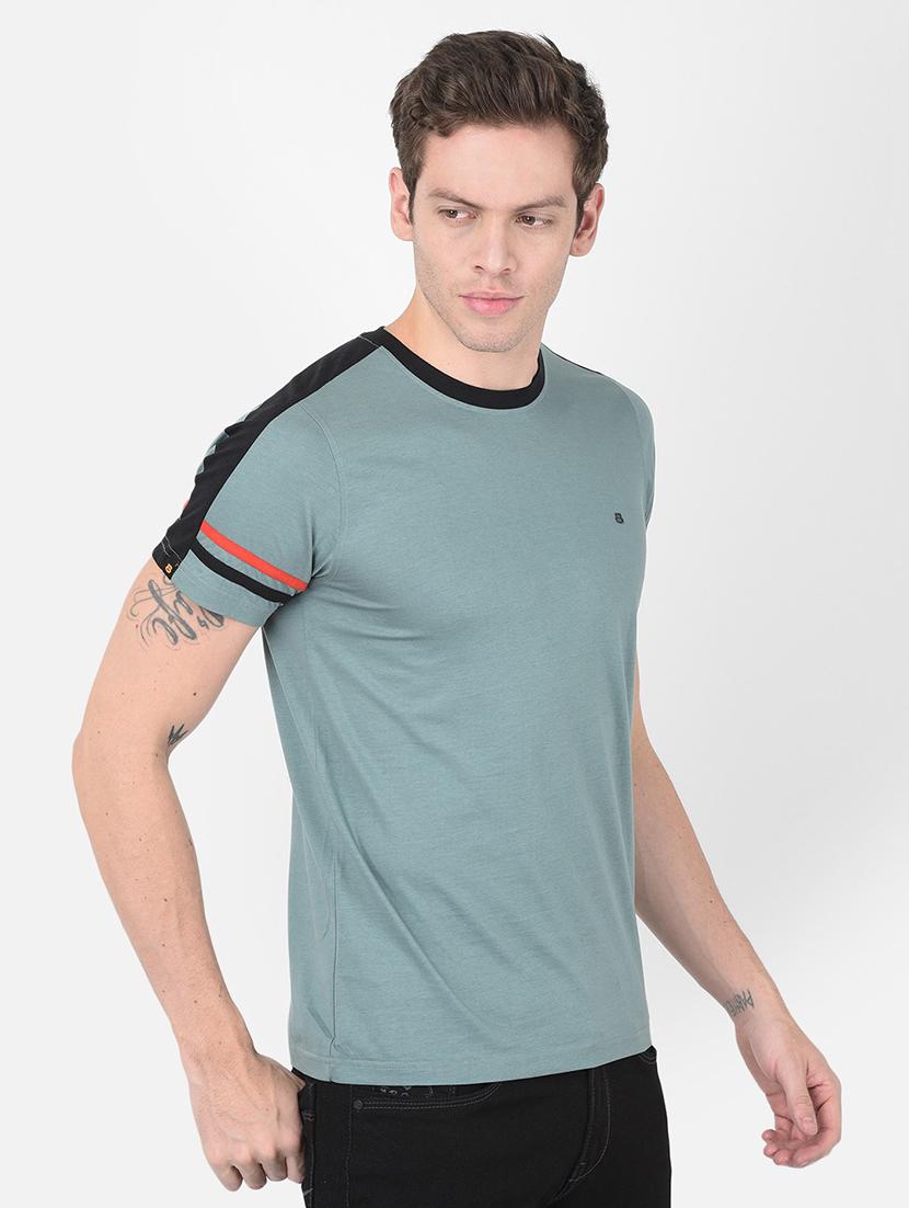 men solid short sleeves t-shirt - 21724847 - Standard Image - 1