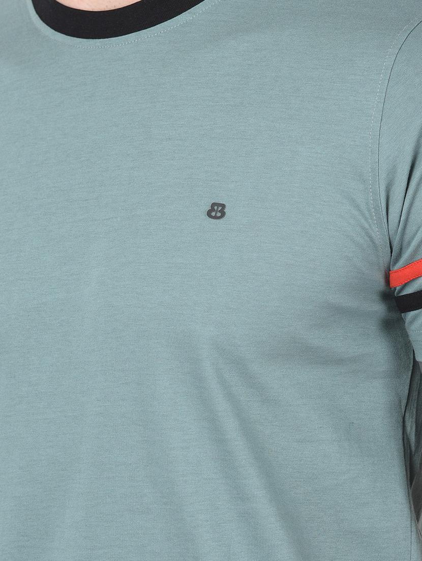 men solid short sleeves t-shirt - 21724847 - Standard Image - 4