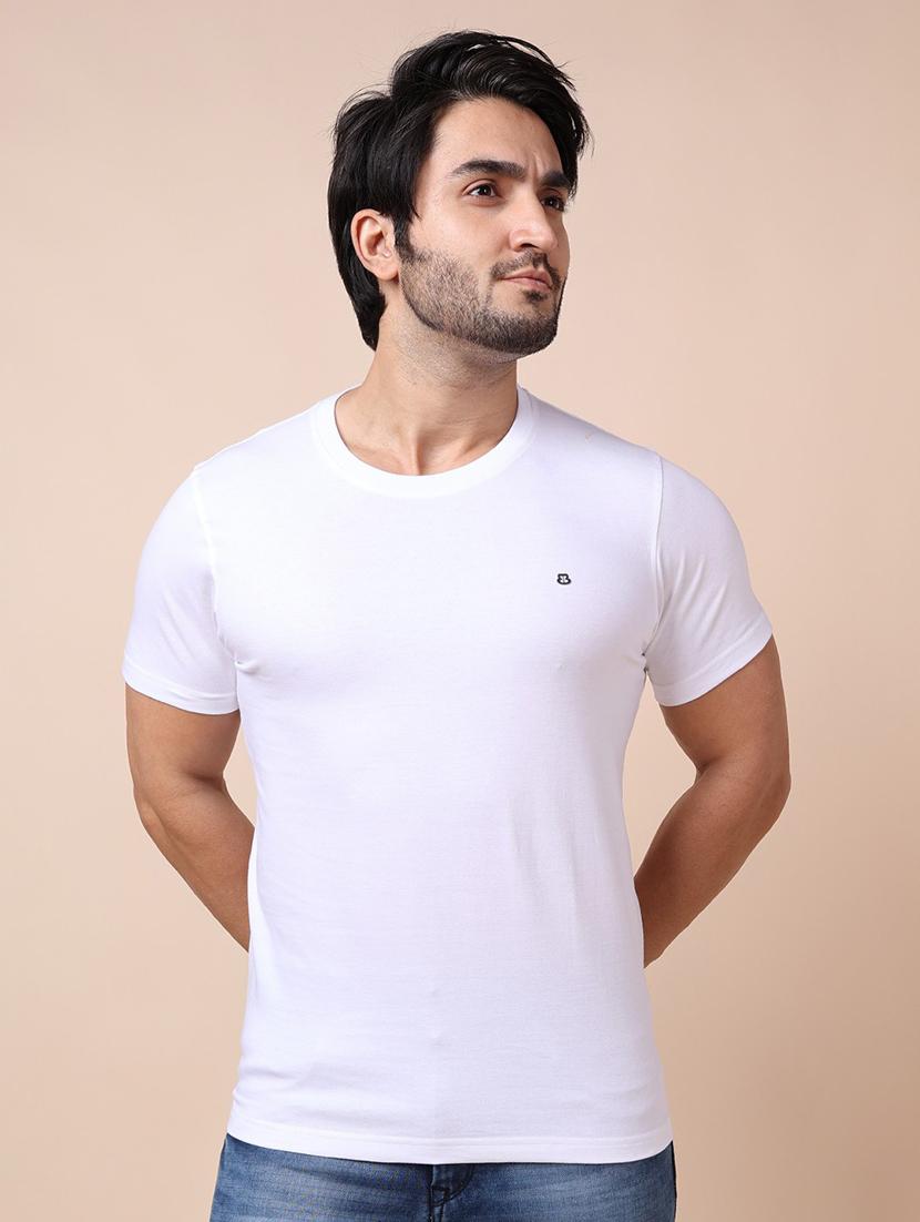 men solid short sleeves t-shirt - 21724853 - Zoom Image - 0