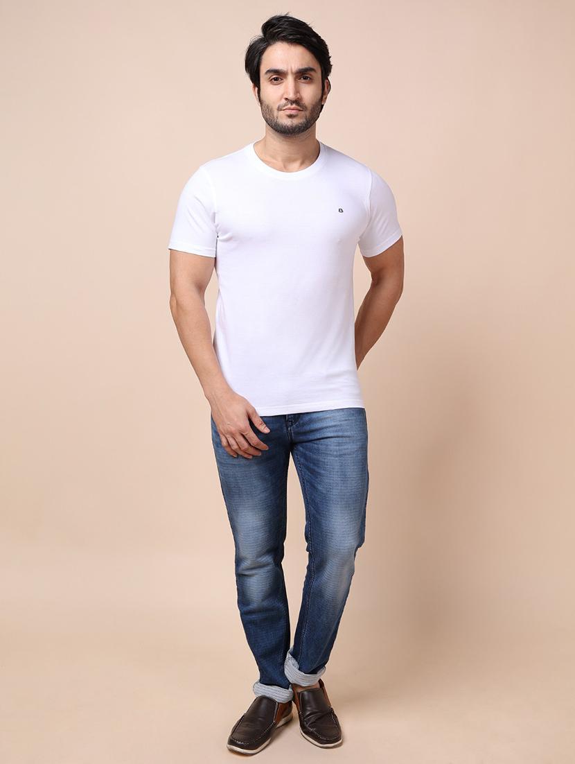 men solid short sleeves t-shirt - 21724853 - Standard Image - 4