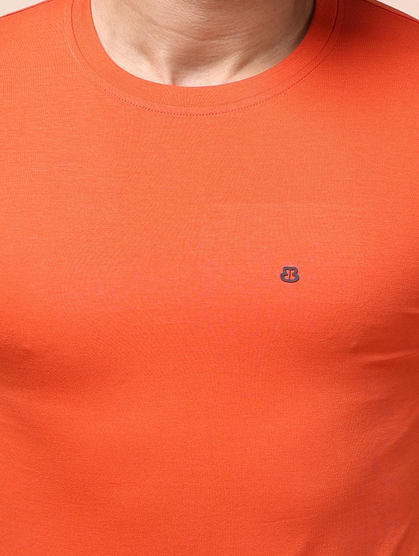 men solid short sleeves t-shirt - 21724859 - Standard Image - 4