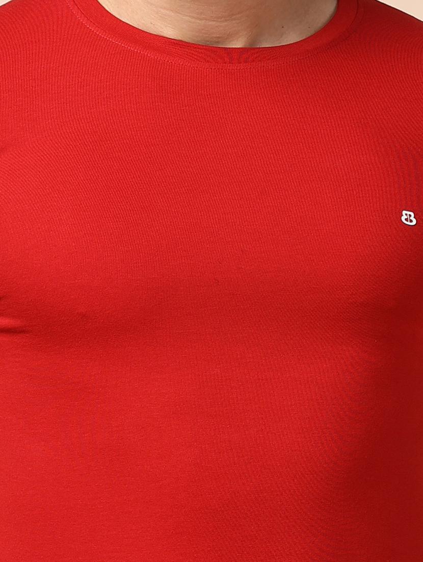 men solid short sleeves t-shirt - 21724863 - Standard Image - 4