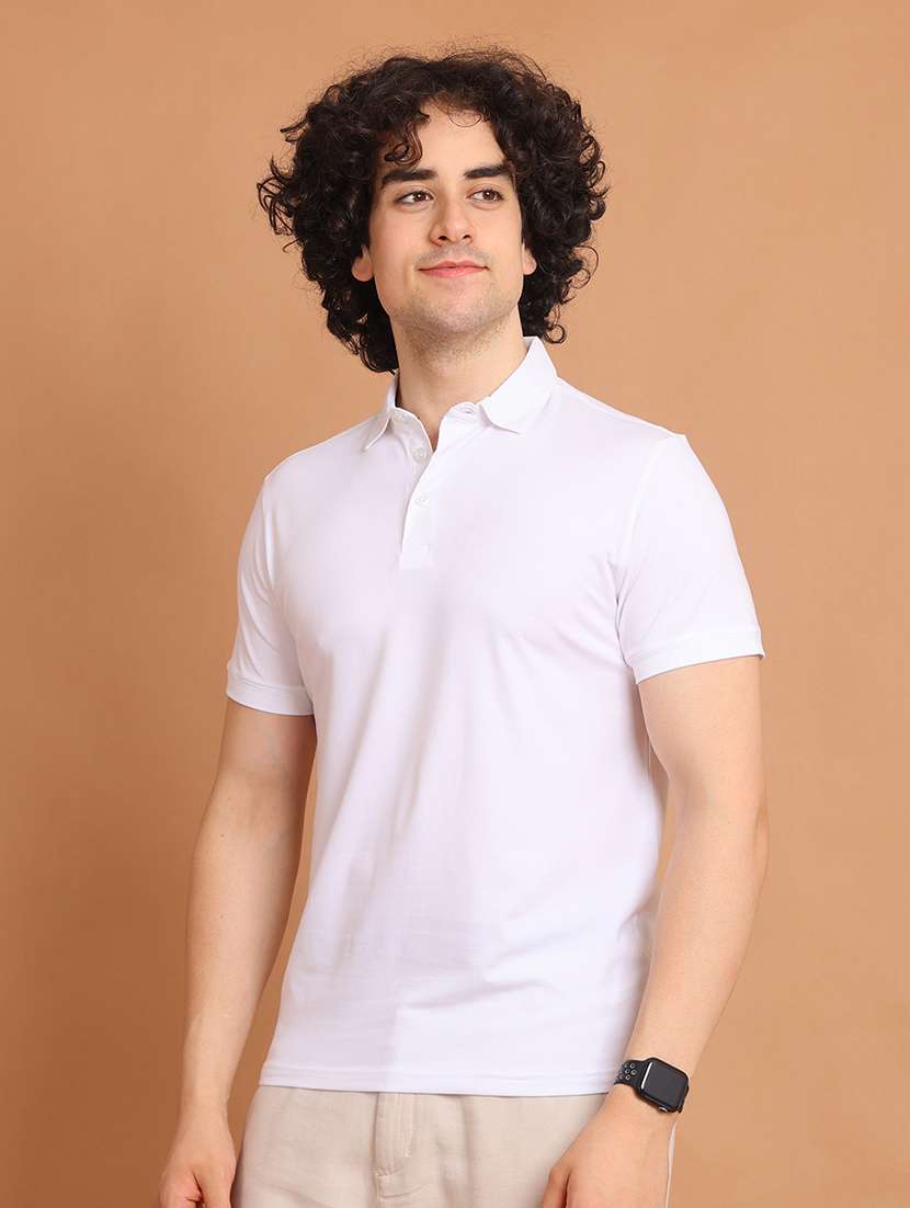 men short sleeves plain polo t-shirt - 21724898 -  Standard Image - 1