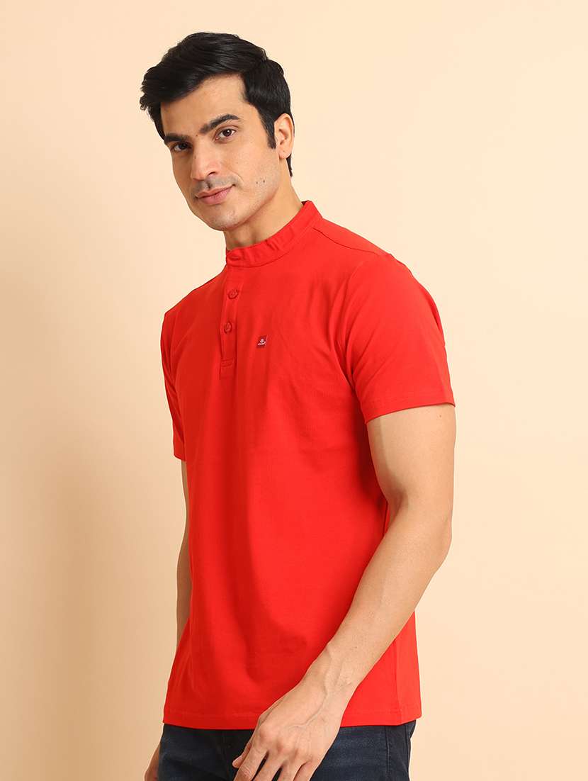 men short sleeves plain t-shirt - 21724902 - Standard Image - 1