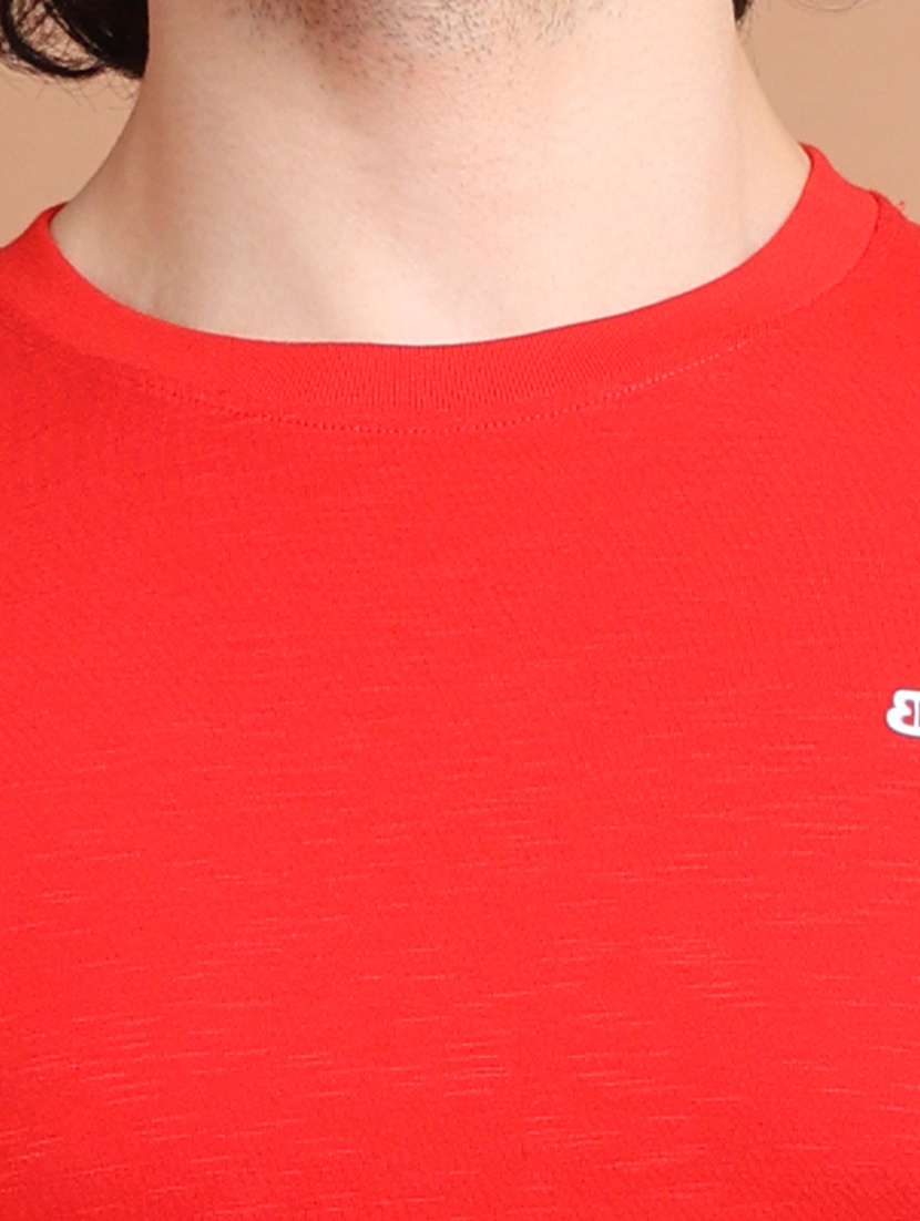 men short sleeves plain t-shirt - 21724930 - Standard Image - 4