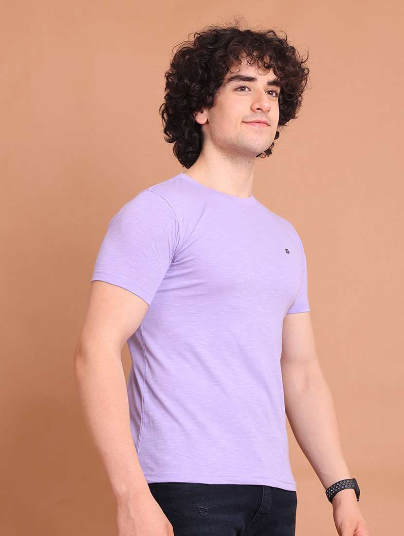men short sleeves plain t-shirt - 21724935 -  Standard Image - 1