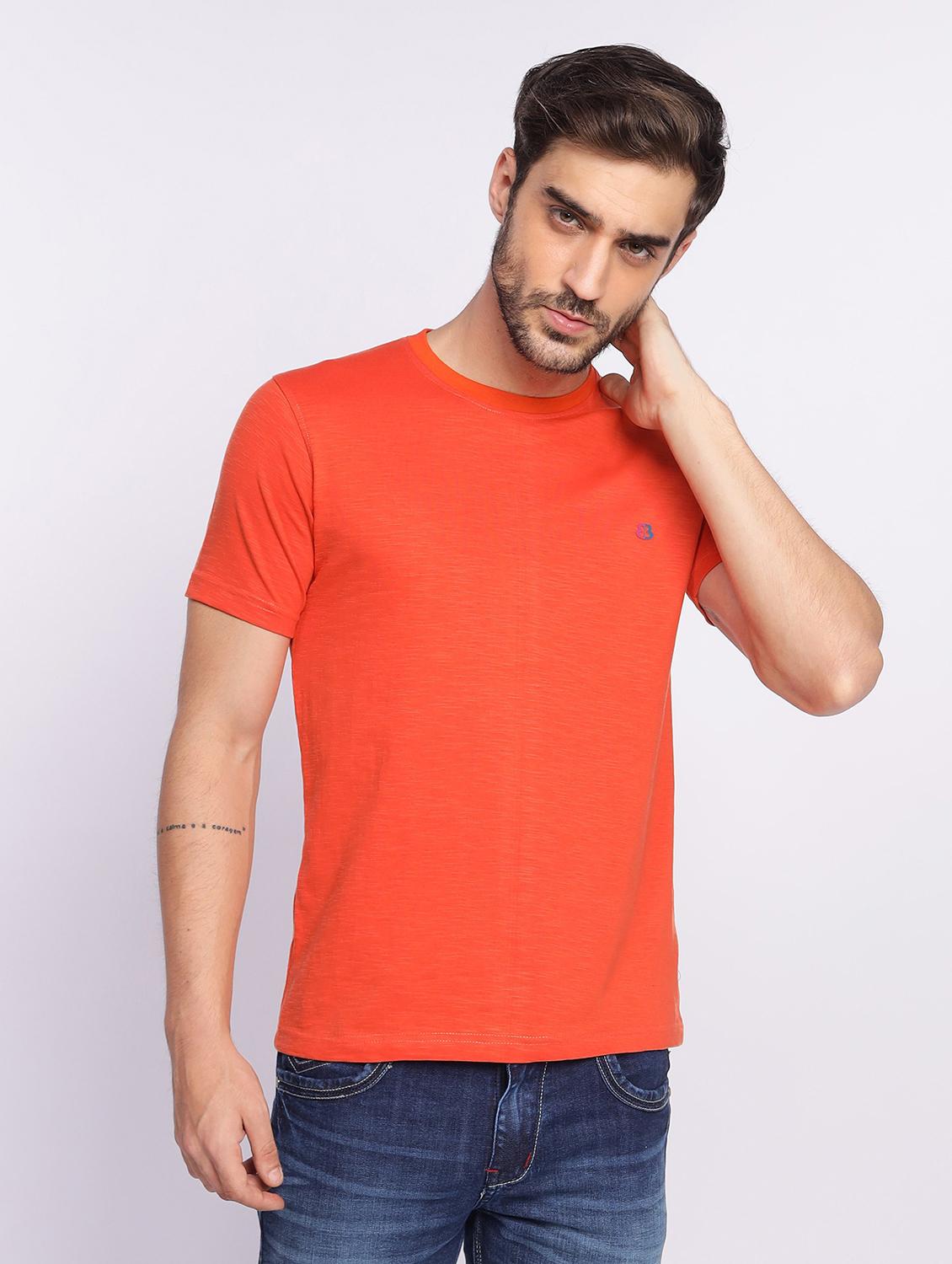 men short sleeves plain t-shirt - 21724937 - Standard Image - 1
