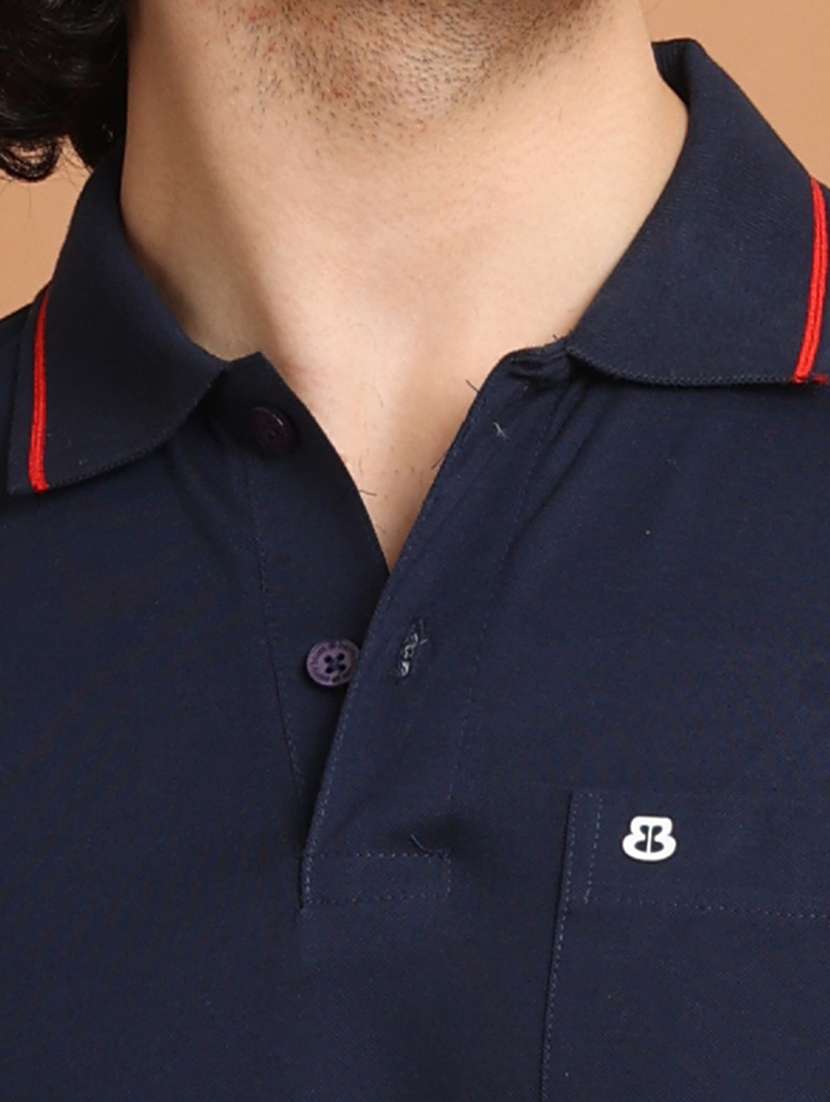 men short sleeves plain polo t-shirt - 21724951 -  Standard Image - 4