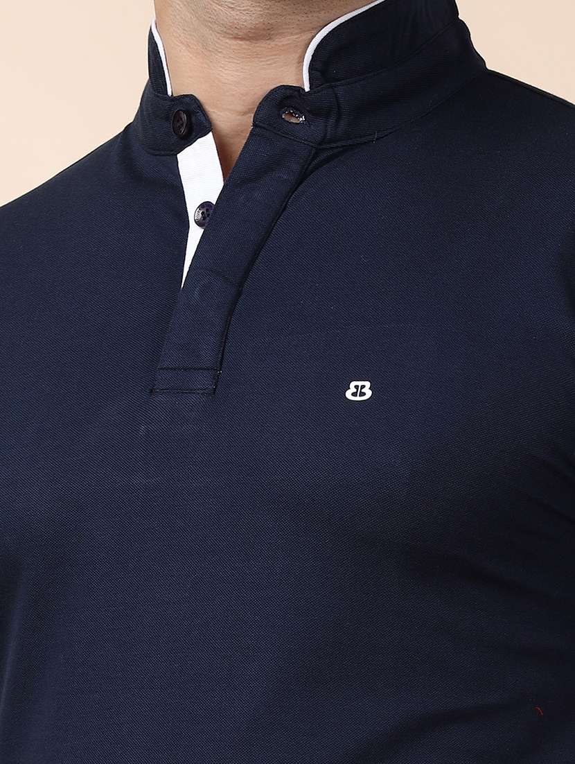 men short sleeves plain t-shirt - 21724961 - Standard Image - 4