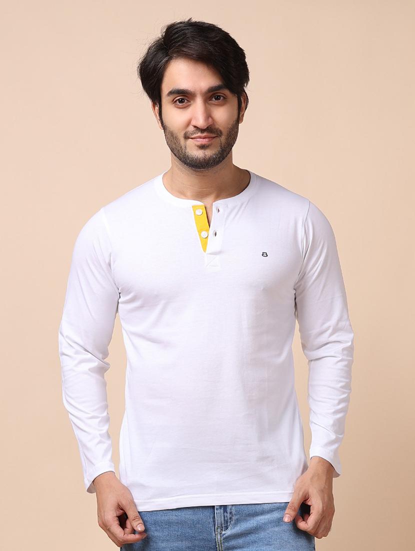 men long sleeves plain t-shirt - 21724972 - Zoom Image - 0