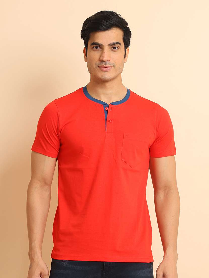 men short sleeves plain t-shirt