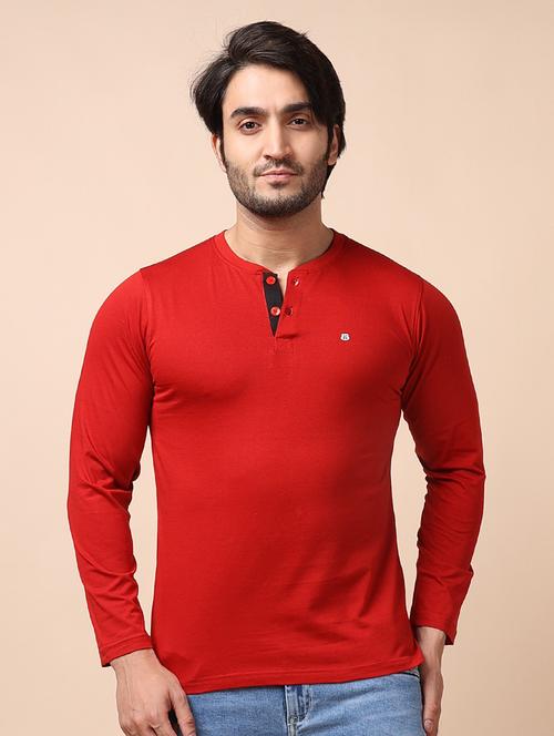 men long sleeves plain t-shirt - 21724977 - Standard Image - 0