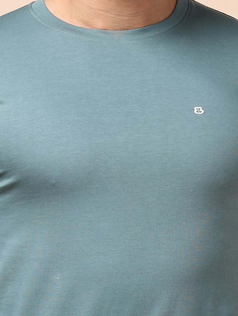 men short sleeves plain t-shirt - 21724986 - Standard Image - 4