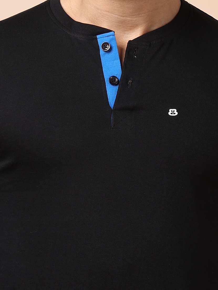 men long sleeves plain t-shirt - 21724995 - Standard Image - 4