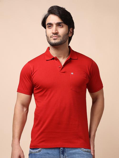men short sleeves plain polo t-shirt - 21725026 - Standard Image - 0