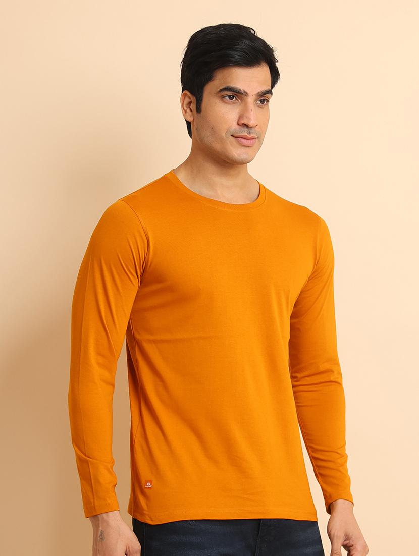 men long sleeves plain t-shirt - 21725032 - Standard Image - 1