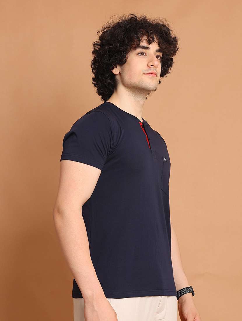 men short sleeves plain t-shirt - 21725046 -  Standard Image - 1