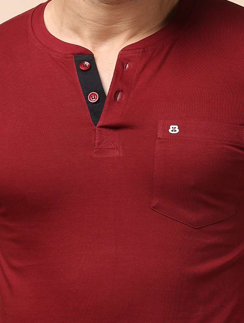 men short sleeves plain t-shirt - 21725063 - Standard Image - 4