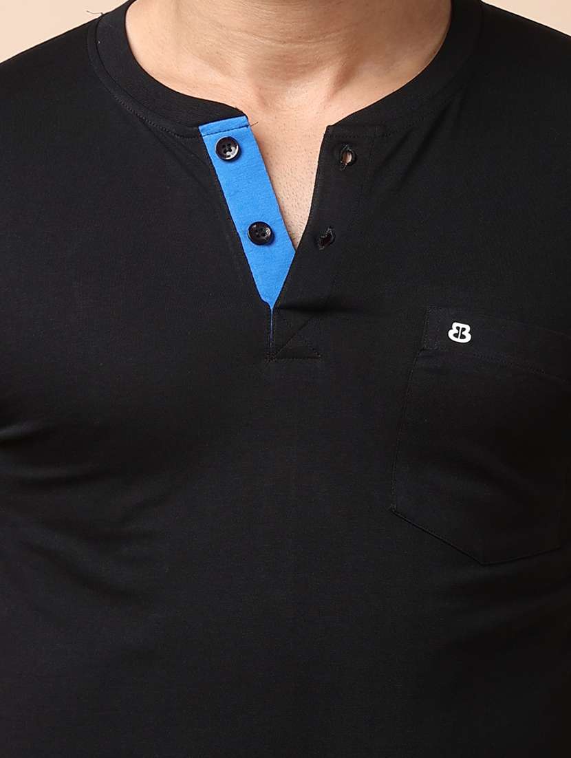 men solid short sleeves t-shirt - 21725070 - Standard Image - 4