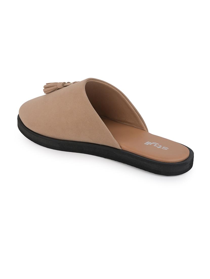 men solid slip on mules - 21725210 - Standard Image - 4