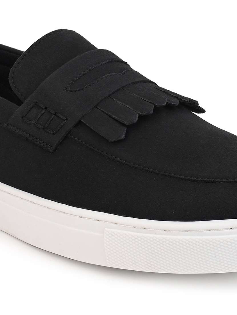 men solid slip on loafer - 21725239 -  Standard Image - 4