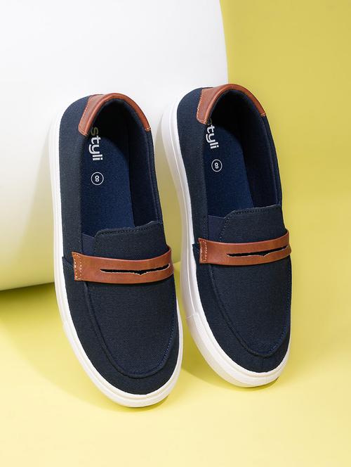 men solid slip on loafer - 21725246 -  Standard Image - 0