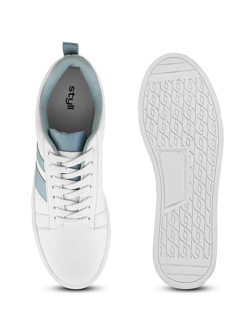 men white lace up sneaker - 21725264 - Standard Image - 4