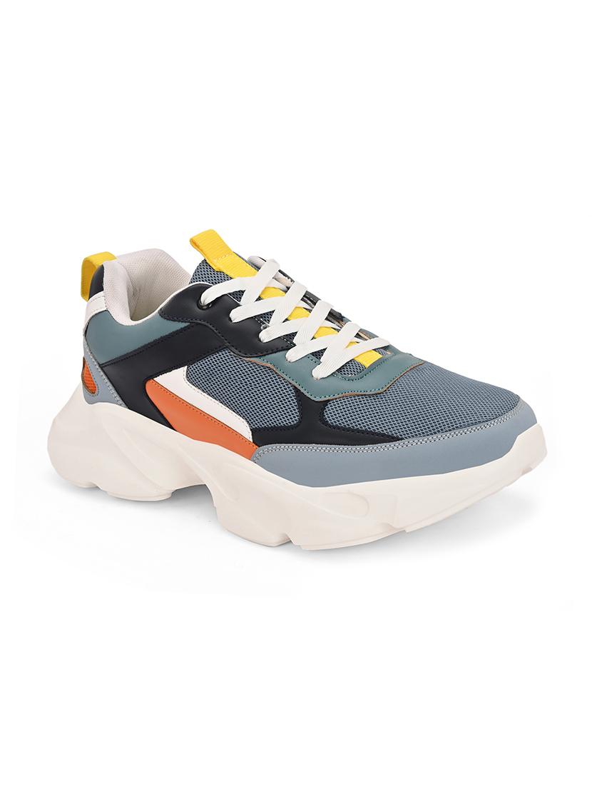 men blue lace up sneaker - 21725273 - Standard Image - 1