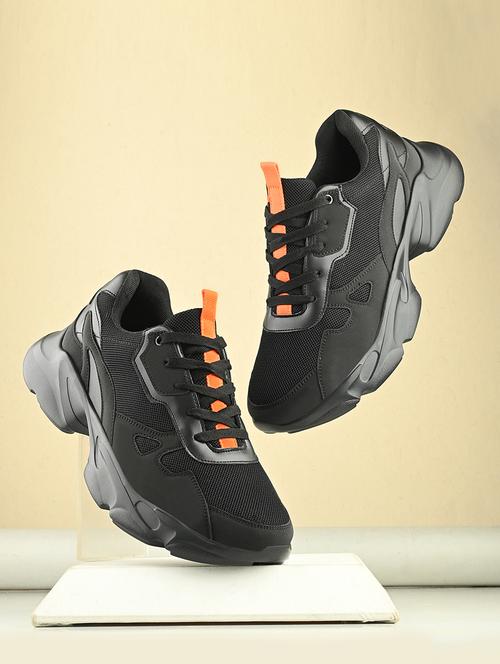 men black lace up sneaker - 21725275 - Standard Image - 0
