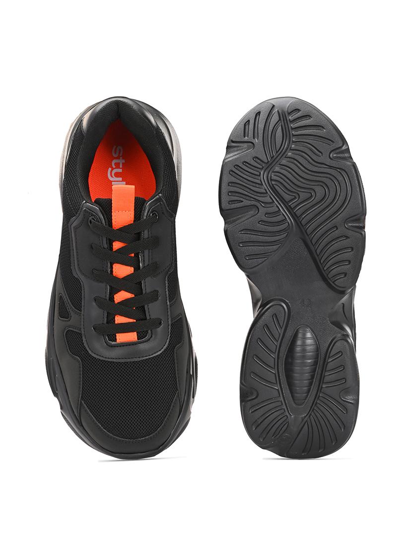 men black lace up sneaker - 21725275 - Standard Image - 4