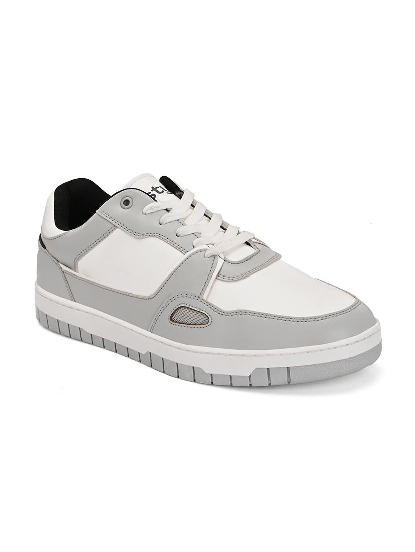 men grey lace up sneaker - 21725277 - Standard Image - 1