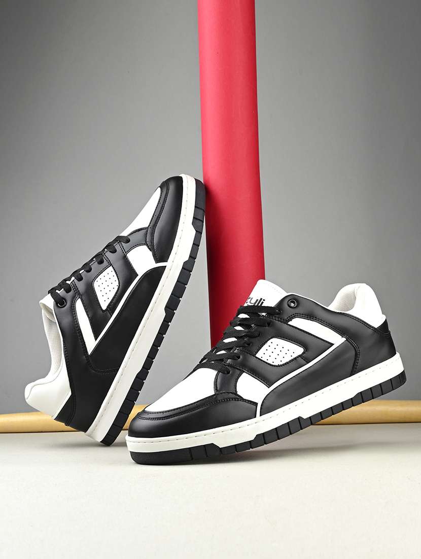 Men Color Block Lace Up Sneaker