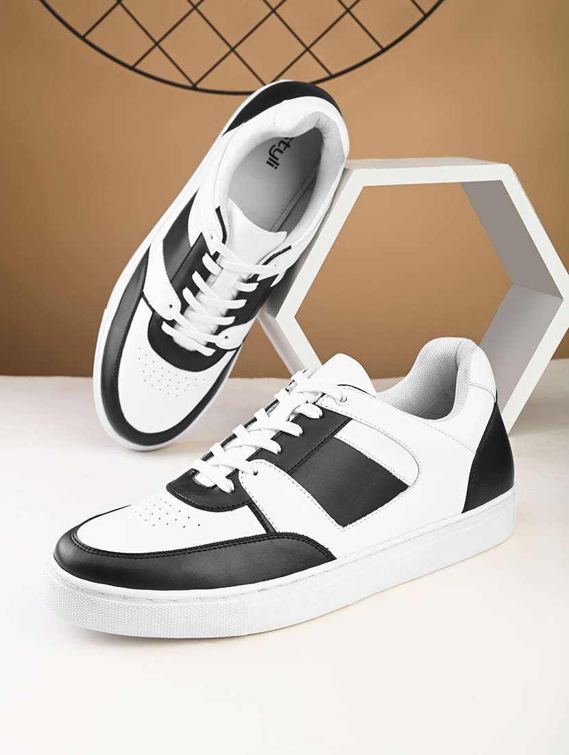 men color block lace up sneaker
