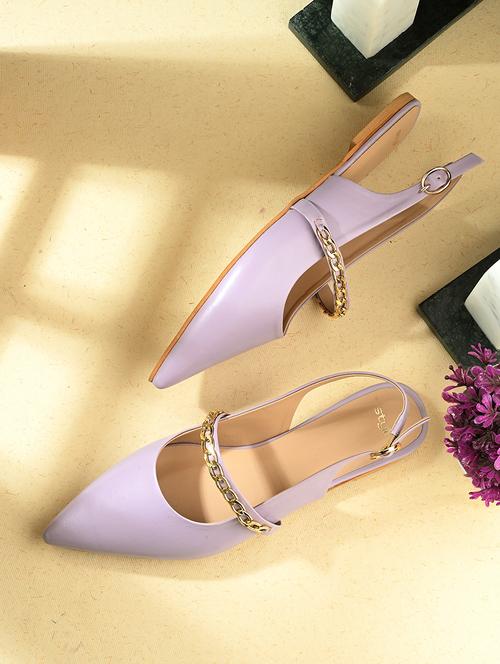 women purple back strap sandal - 21725344 - Standard Image - 0