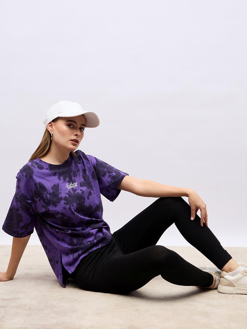 women tie & dyed active wear co-ord - 21725348 - Standard Image - 4