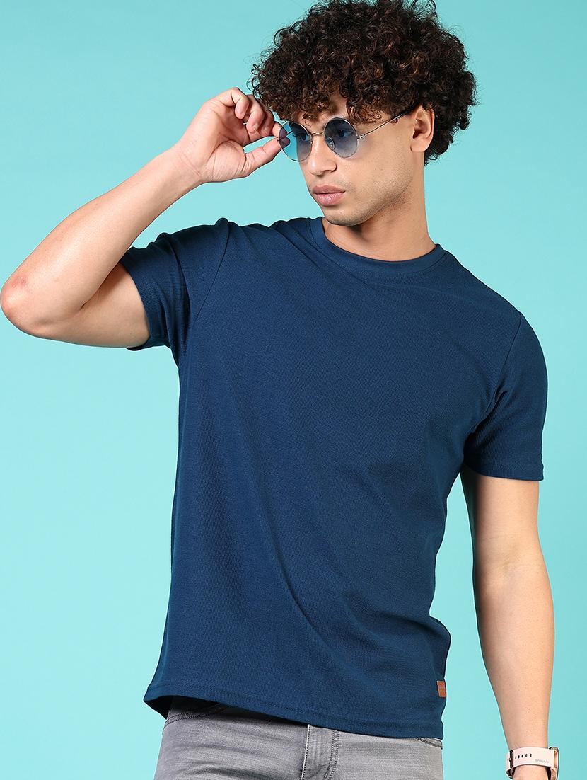 men solid short sleeve regular fit t-shirt - 21725741 - Standard Image - 1