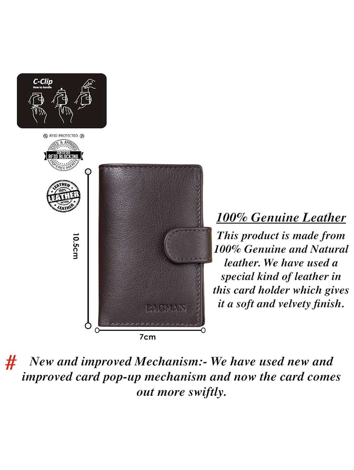 bagman stylish & functional wallet gift set for men - 21726243 -  Standard Image - 4