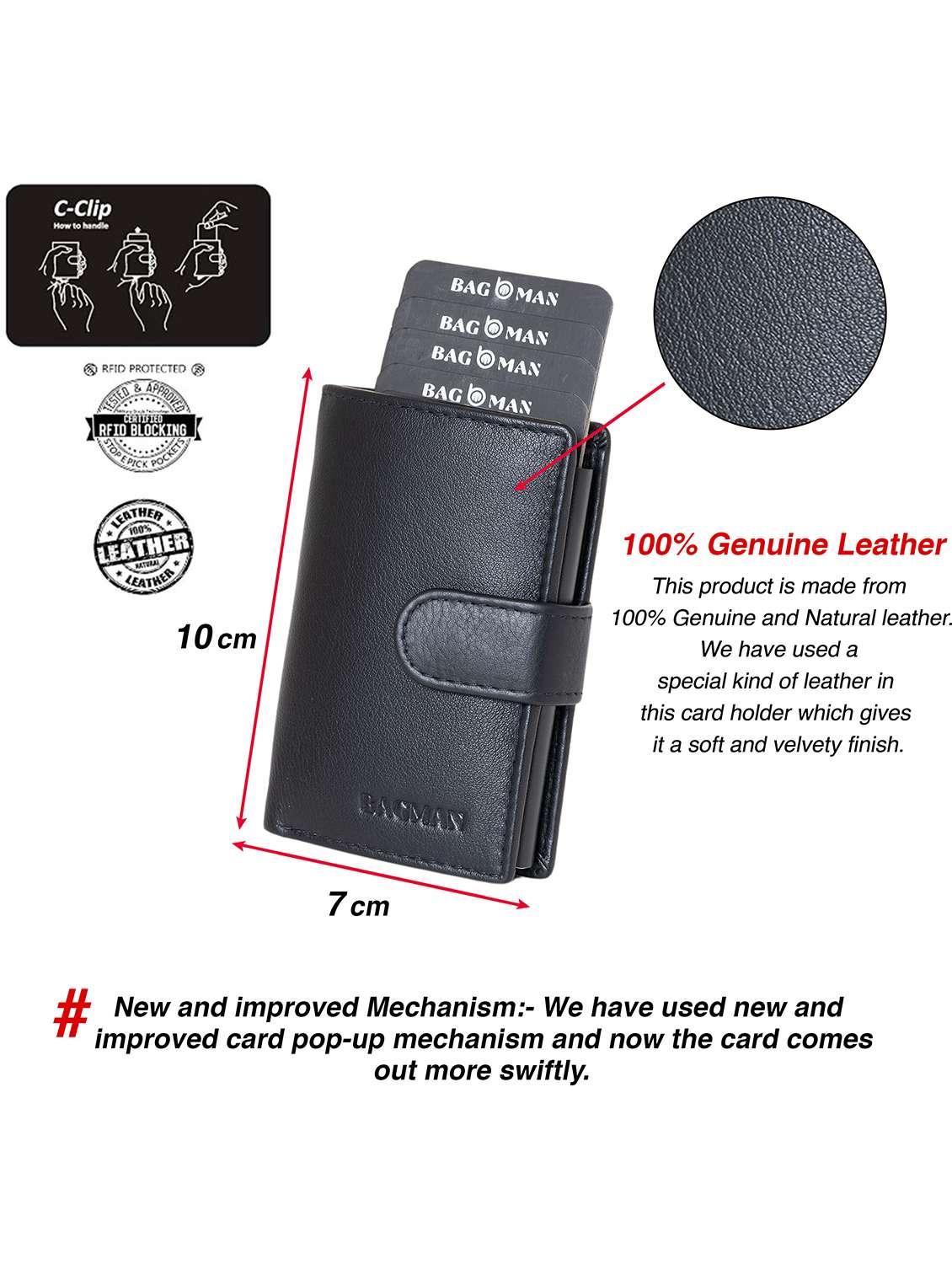 bagman stylish & functional wallet gift set for men - 21726284 -  Standard Image - 4