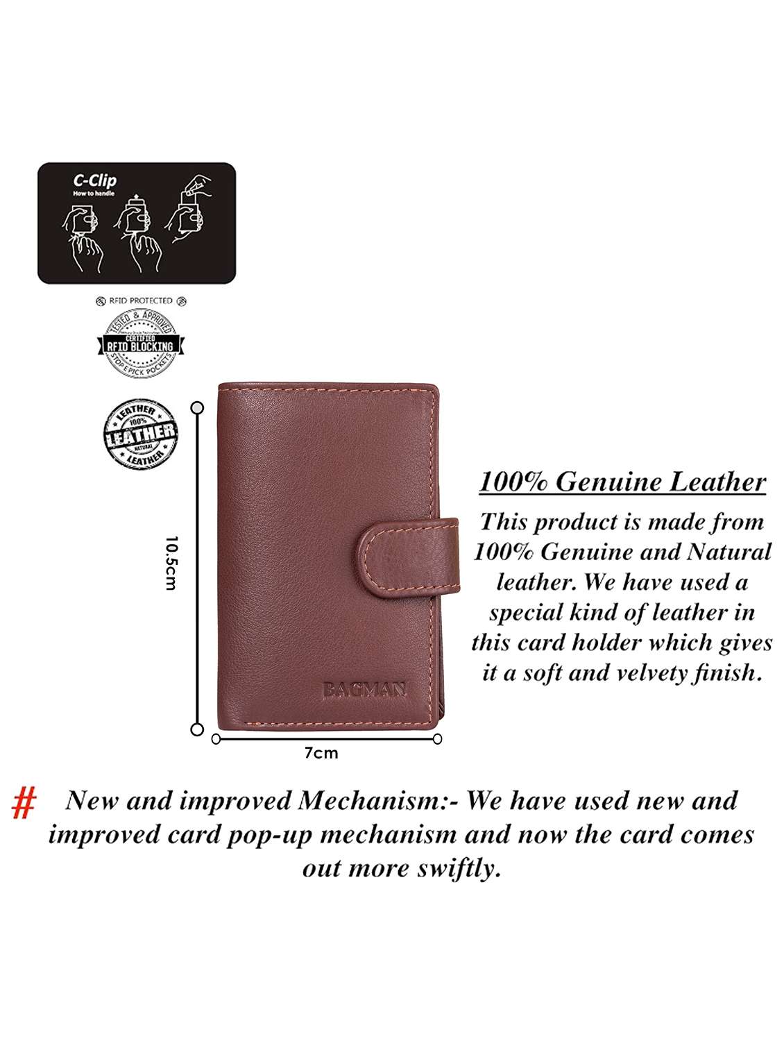 bagman stylish & functional wallet gift set for men - 21726289 -  Standard Image - 4