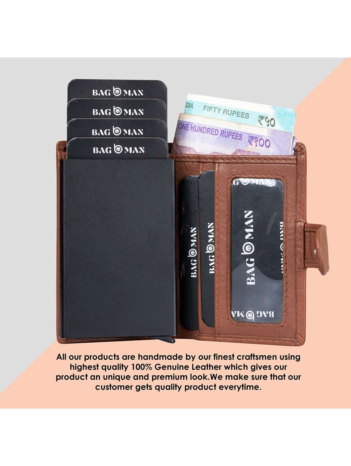 bagman stylish & functional wallet gift set for men - 21726295 -  Standard Image - 4