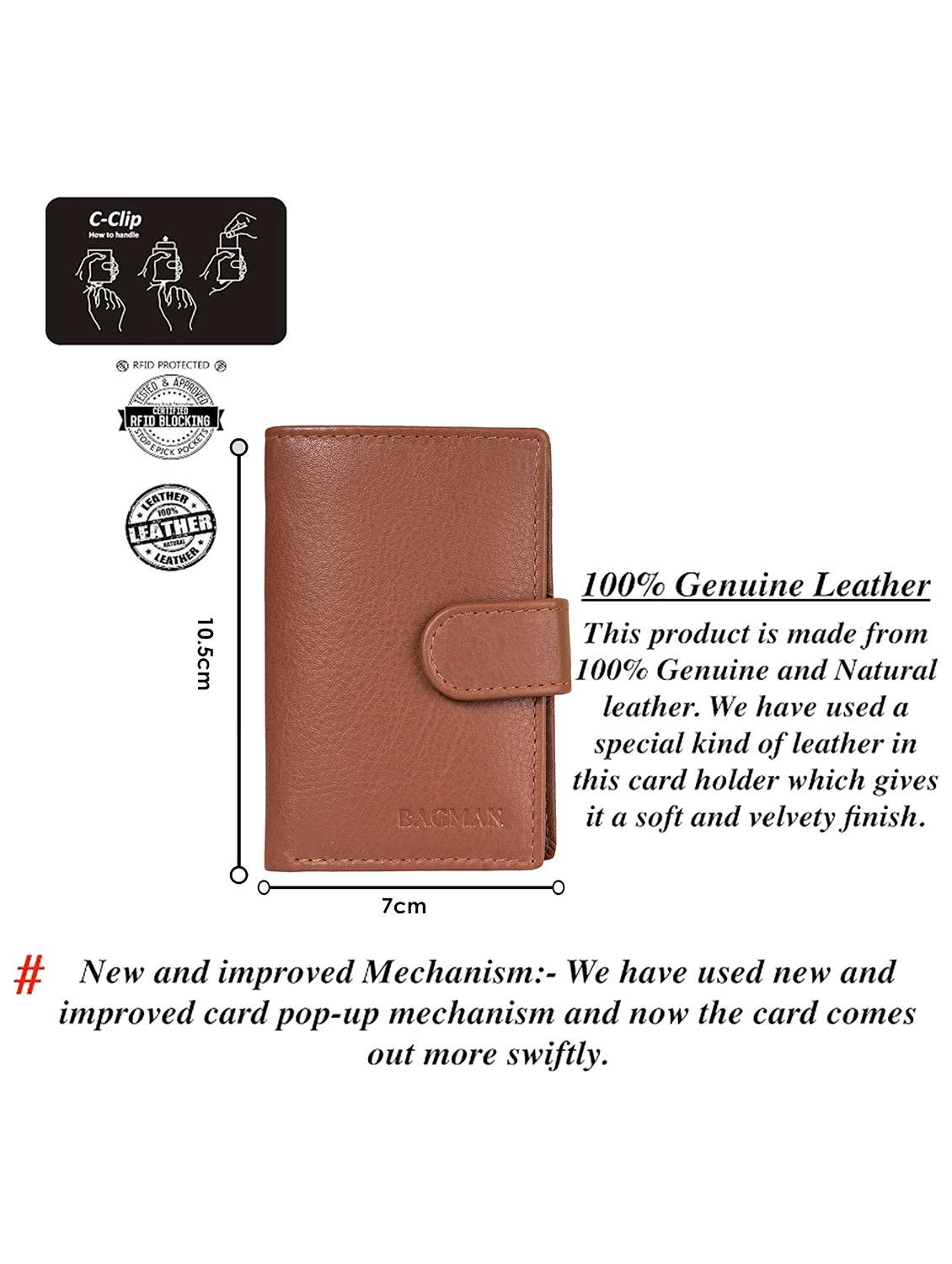 bagman stylish & functional wallet gift set for men - 21726297 -  Standard Image - 4