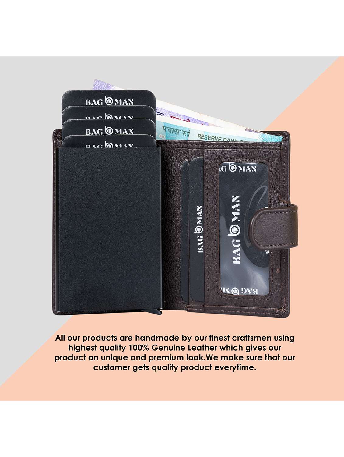 bagman stylish & functional wallet gift set for men - 21726304 -  Standard Image - 4