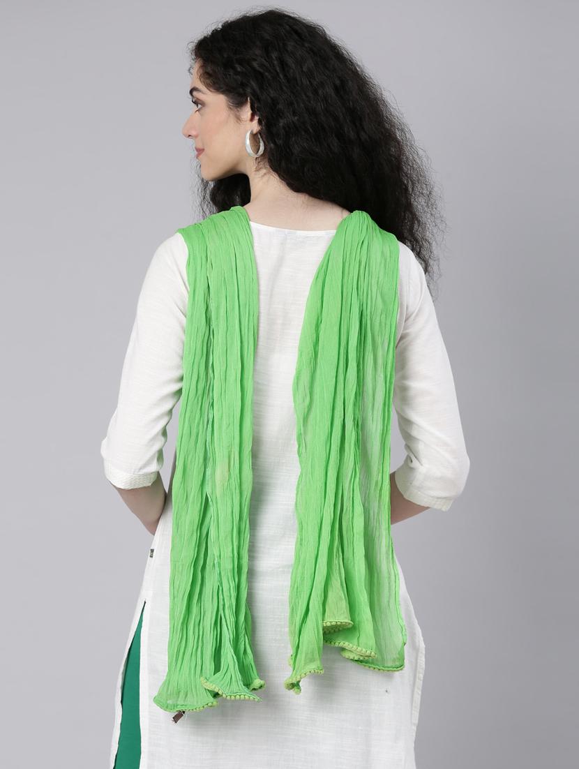 women solid chiffon dupatta - 21728004 - Standard Image - 4