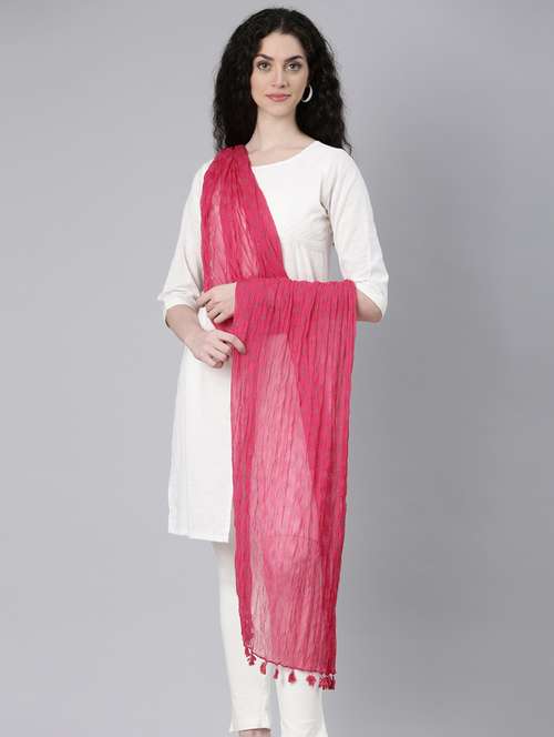 women printed chiffon dupatta  